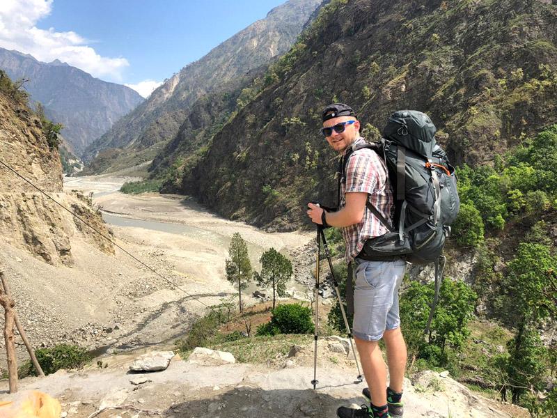 Along The Way To Manaslu Trekking