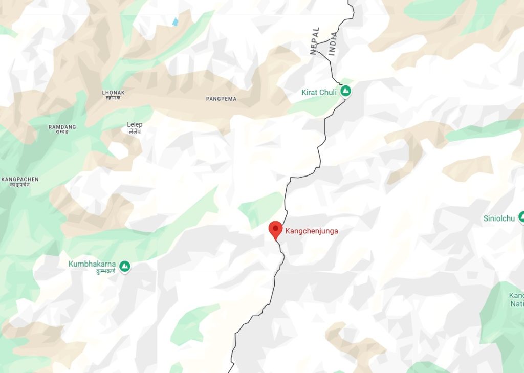 Kanchenjunga In Map Of Nepal Boundless Adventure 1 1024x729