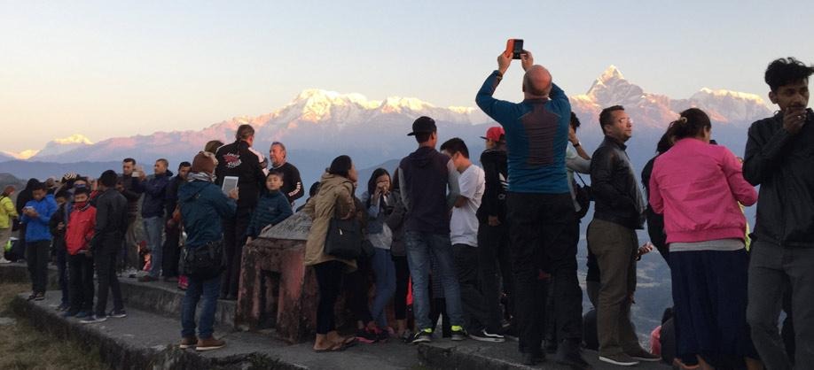 View point in annapurna family
