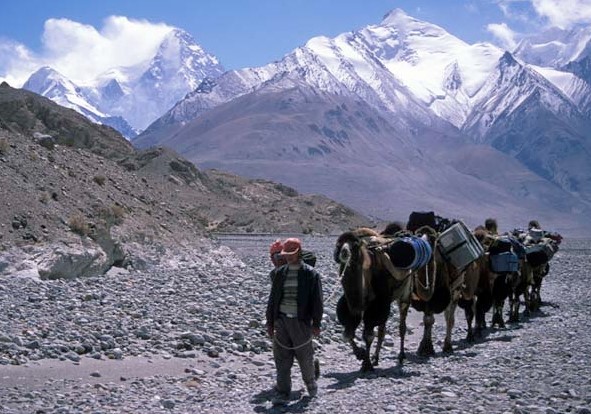 China Side Of K2 Aerial View