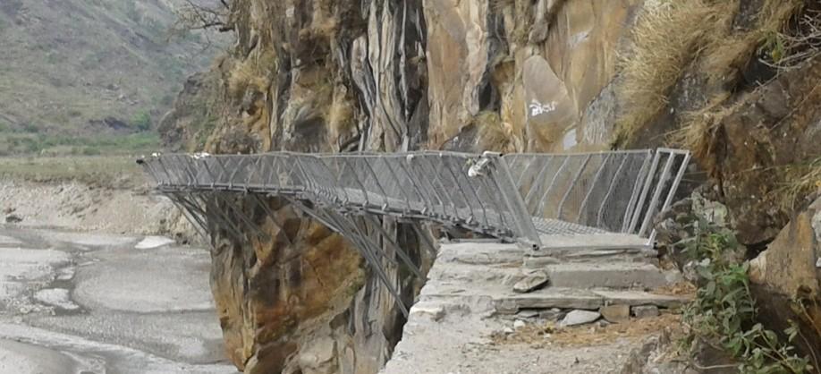 Pimage New Bridge In Manaslu Tour